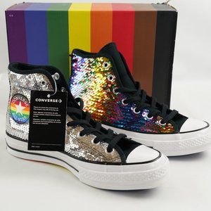 Converse Chuck Taylor High 70 Pride Sequin Shoes